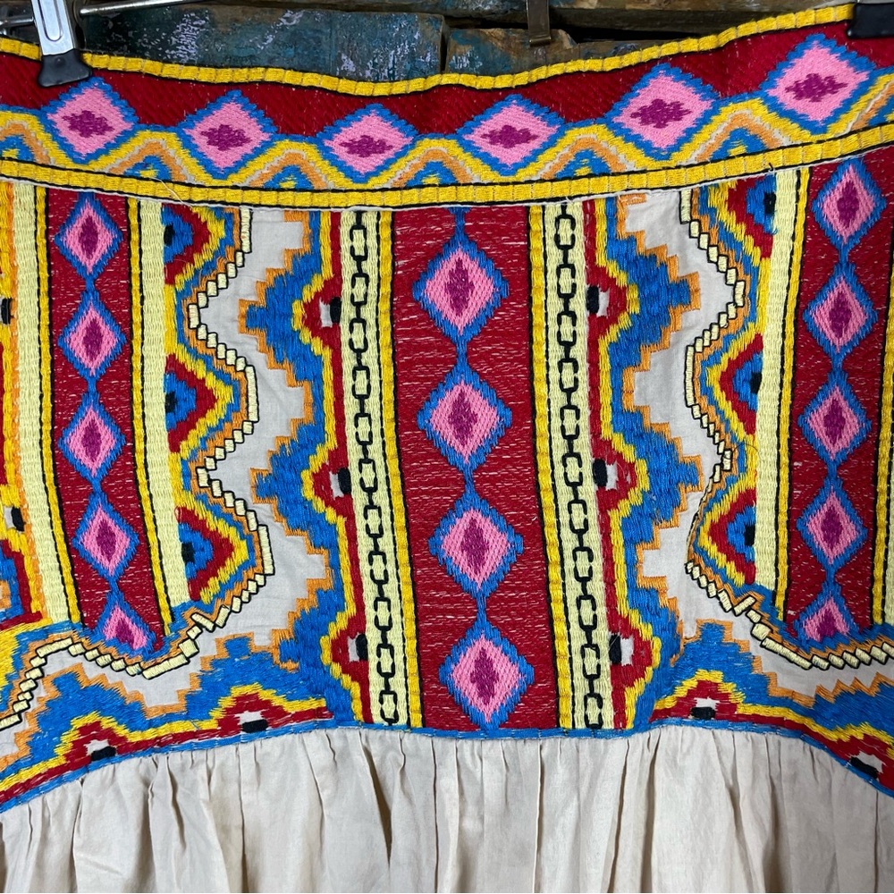 Embroidered boho skirt by MM Couture - Picture 2 of 7